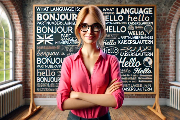 What Language is: Partnumberranges in Kaiserslautern