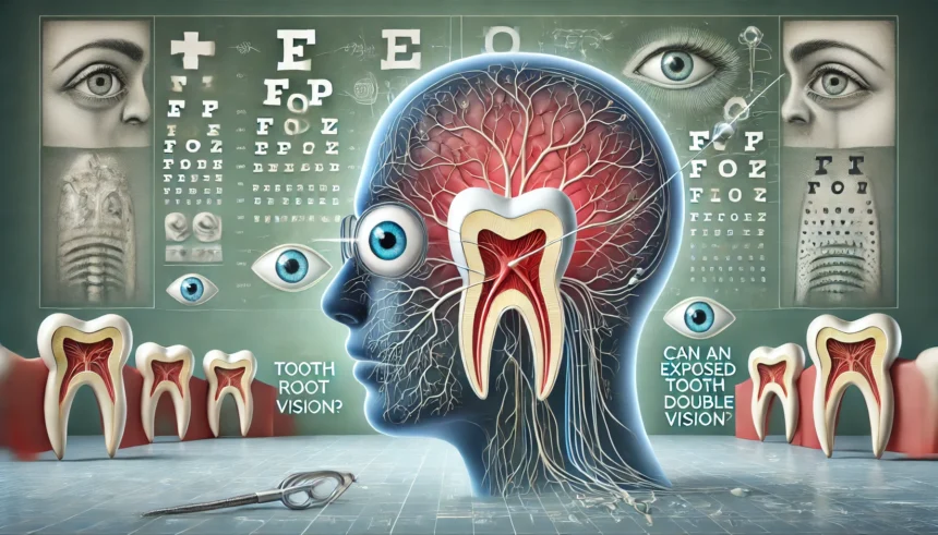 Can an Exposed Tooth Root Cause Double Vision